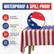 4th of July Table Cloths – 5 Pack Premium USA Flag Disposable Plastic Table Covers, 54" x 108" Rectangle, Heavy-Duty Waterproof Party Tablecloths